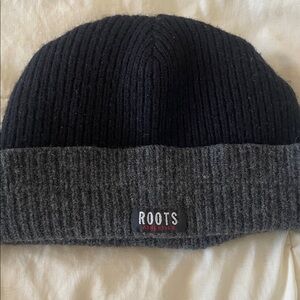 Roots Wool Blend Two-Tone Cuffed Beanie